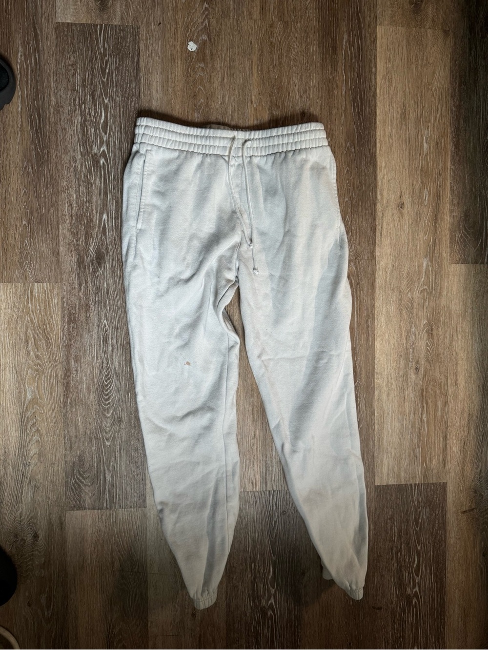 PacSun Men's Off-White Jogger Sweatpants